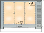 Deck Oven 6 Pan Diagram