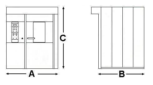 Space Saver Slimline Oven Diagram